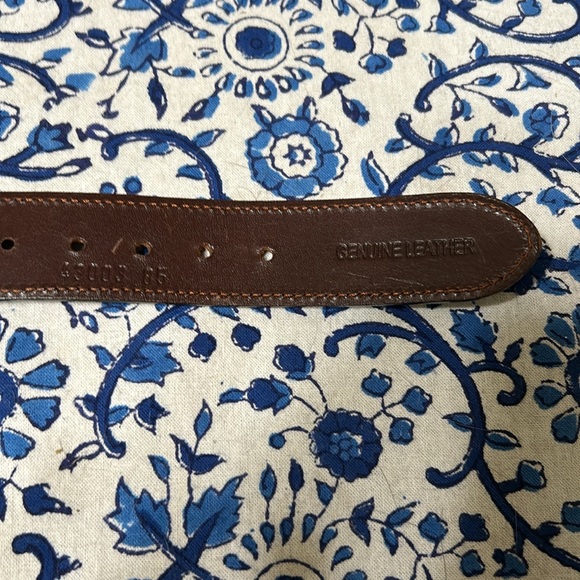 Epaulet woven leather belt waist size 32-34 - Picture 5 of 9